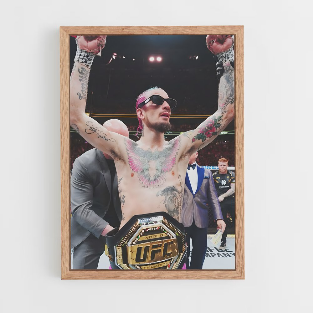 Poster Pink Ink – affiche MMA (vue 4)